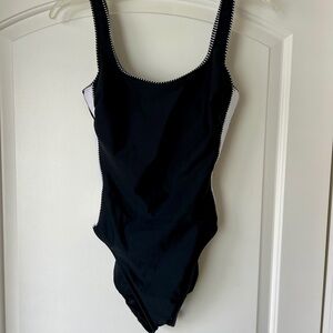 Miraclesuit Black and White One-Piece Swimsuit